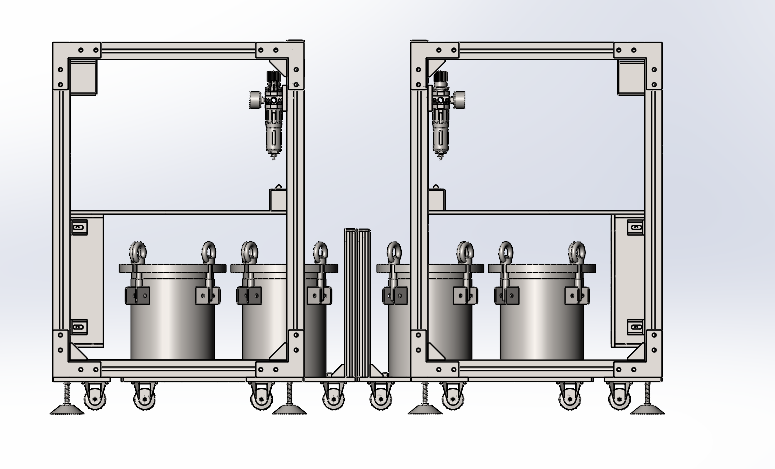 涂胶储存桶铝型材运输设备